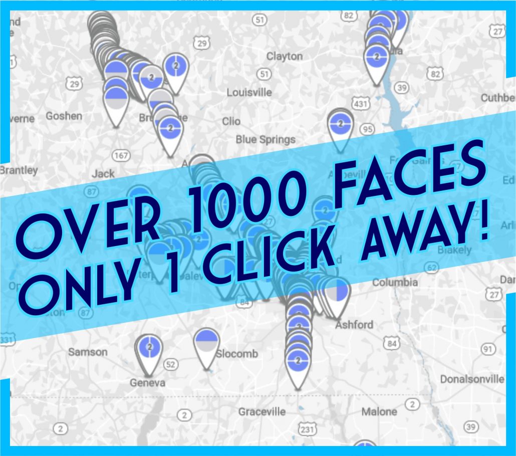 Over 1000 Faces. Only 1 Click Away!